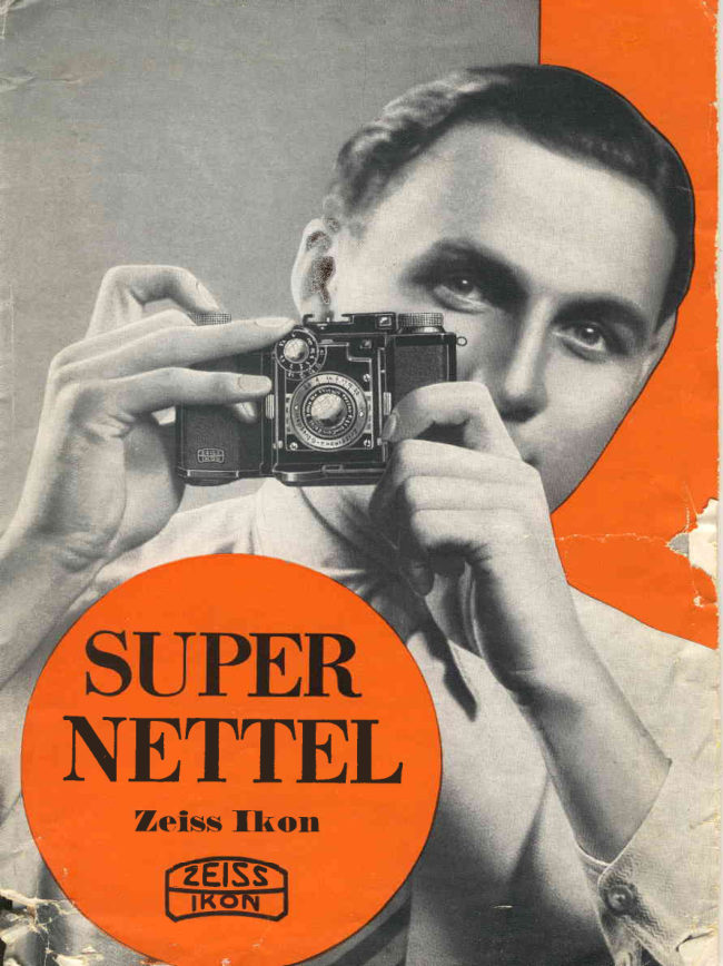 Zeiss Ikon SUPER NETTEL BOOKLET manual cover