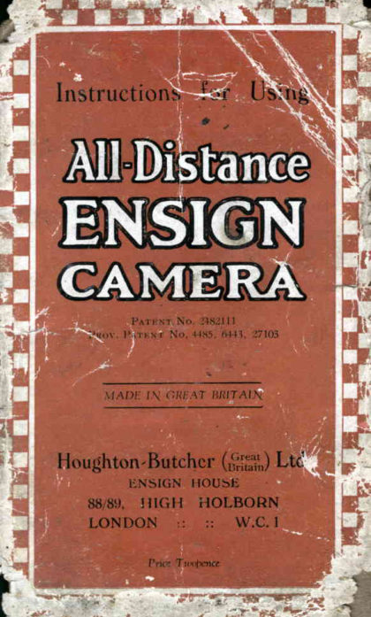 Ensign All-Distance manual cover