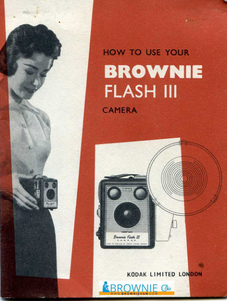 Kodak Six-20 Brownie Flash III camera manual cover