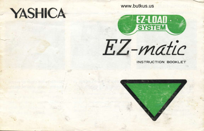 Yashica EZ-matic manual cover