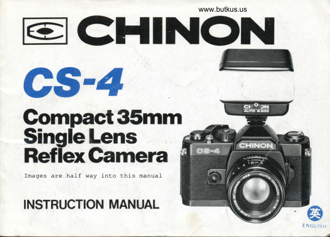 CHINON CS-4 manual cover