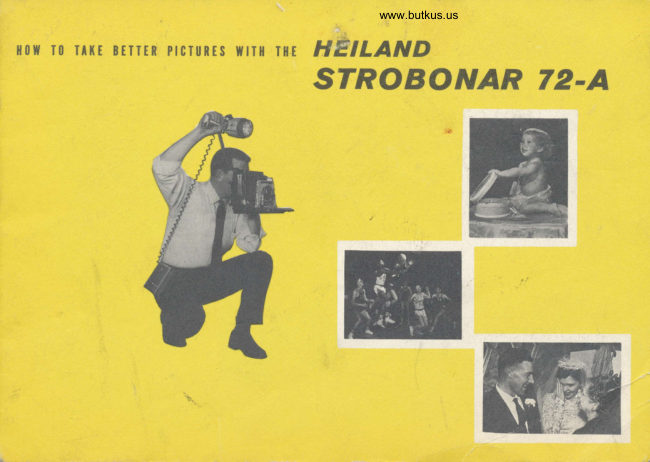 Heiland Strobonar 72-A manual cover