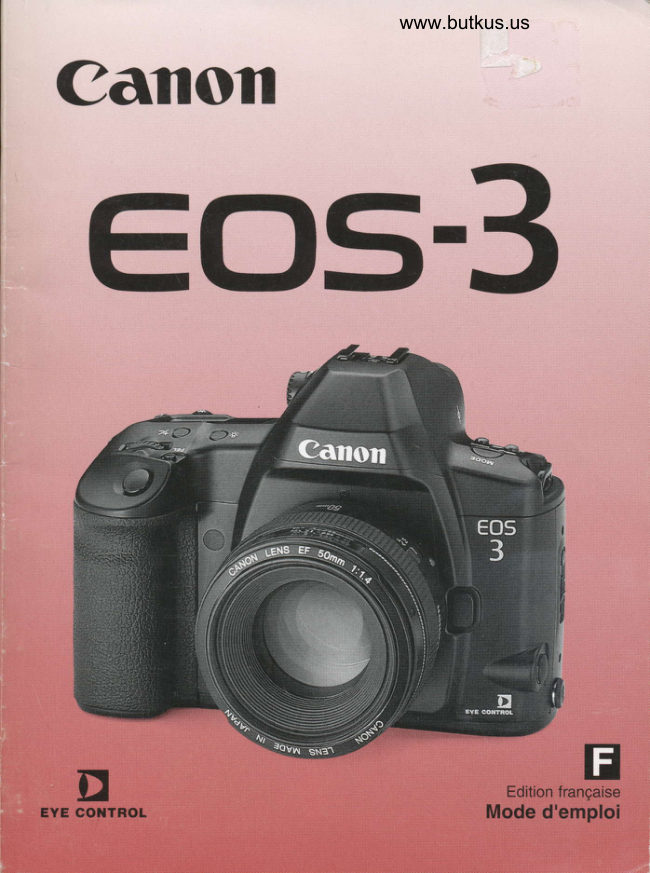Canon PARTIE 1 manual cover