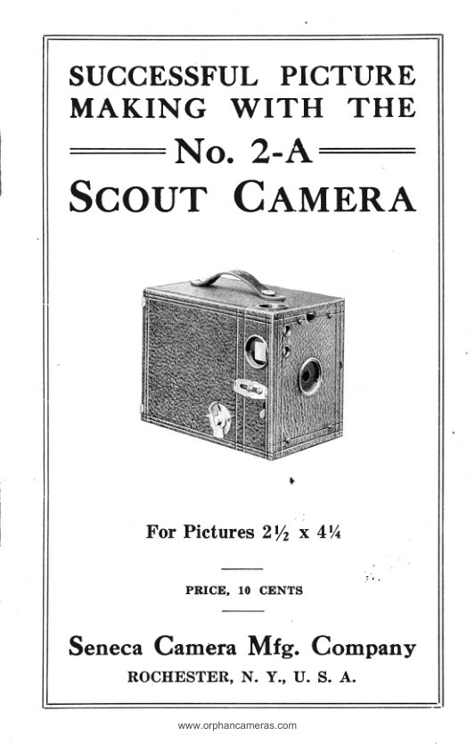 Scout Camera manual cover