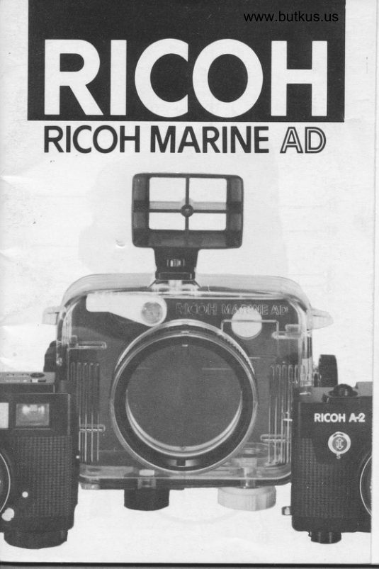 Ricoh Marine AD manual cover
