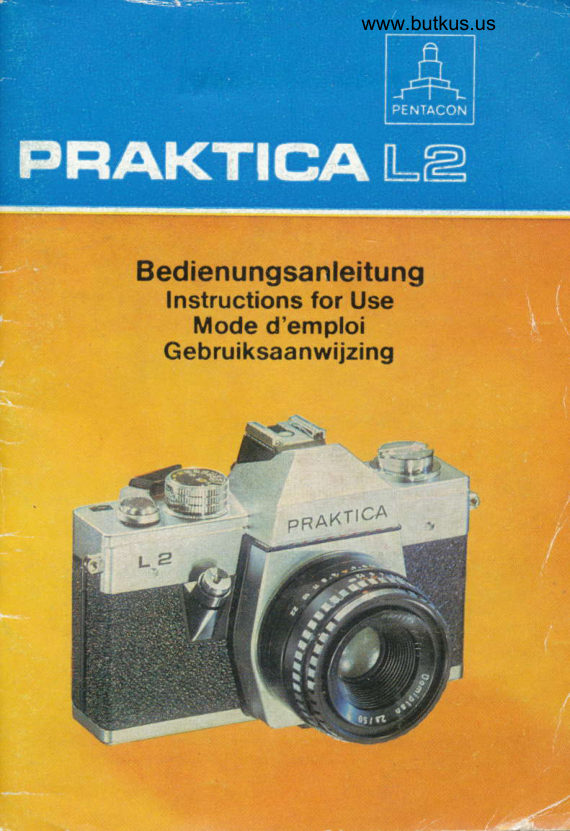 Praktica Parktica L2 manual cover