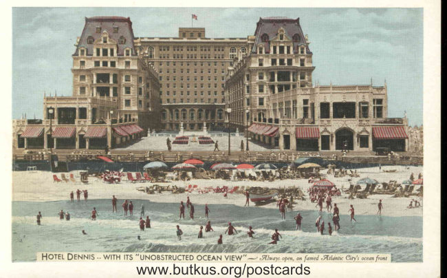 Atlantic City - Hotel Dennis - 1940s ? manual cover