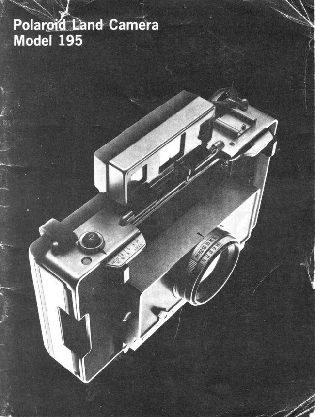 Polaroid 195 manual cover