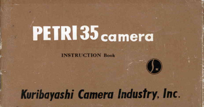 Petri 35 manual cover