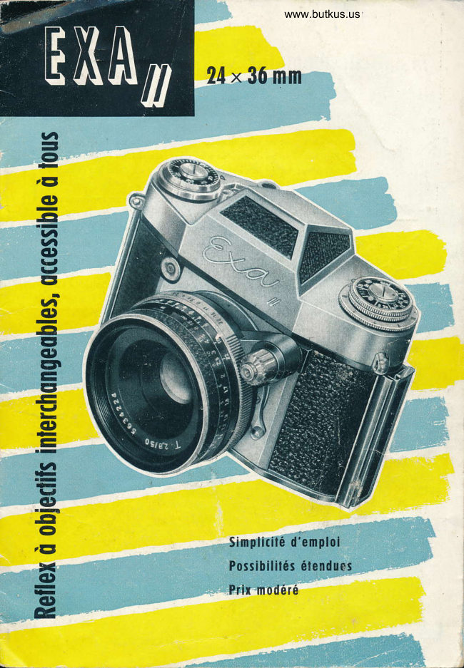 Kine-Exakta II manual cover