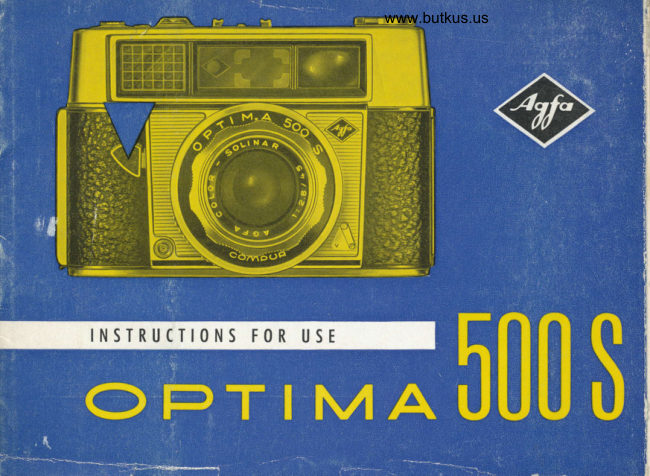 Agfa Optima 500S manual cover
