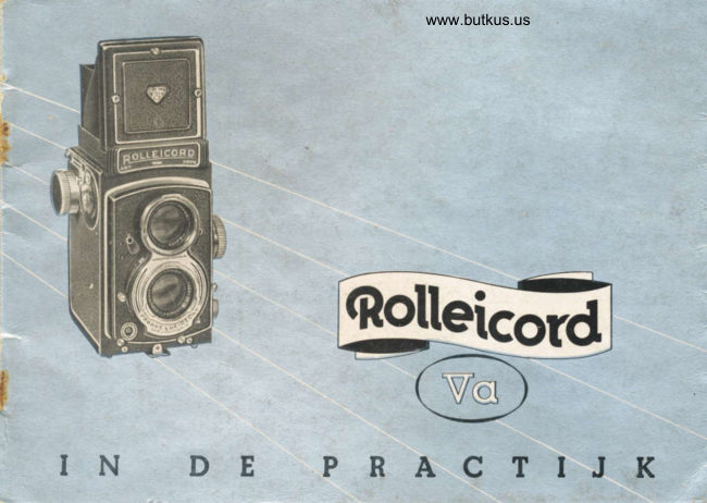Rolleicord Va in de practijk manual cover