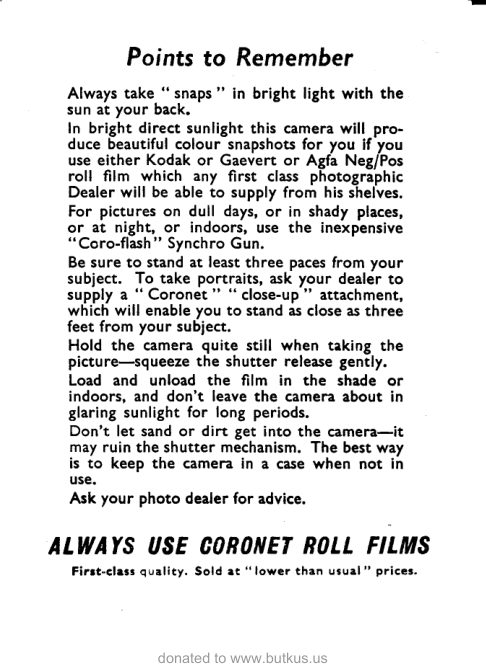 Coronet Rapier Mark 1 manual cover