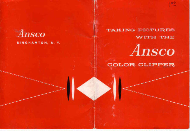 Ansco Color Clipper manual cover
