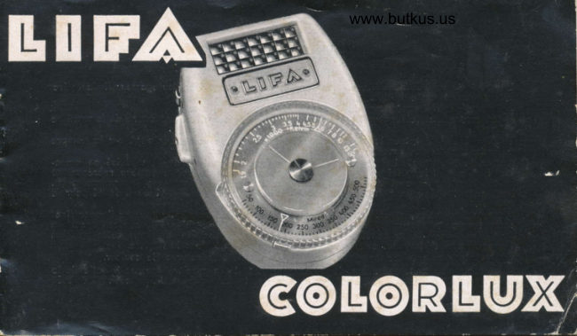 LIFA Colorlux manual cover