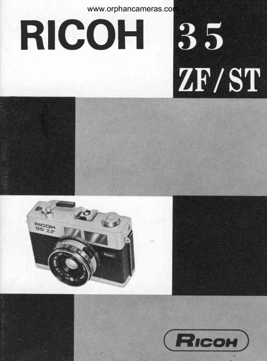 Ricoh 35 ZF manual cover