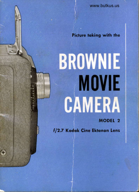 Kodak Brownie Movie Model 2 manual cover