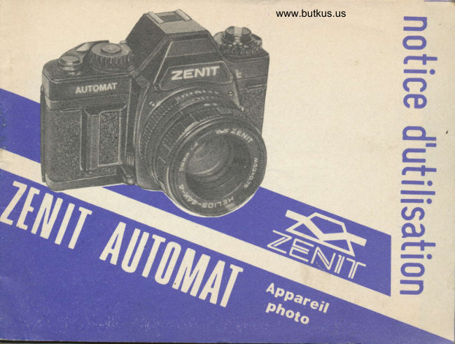 Zenit Automat manual cover