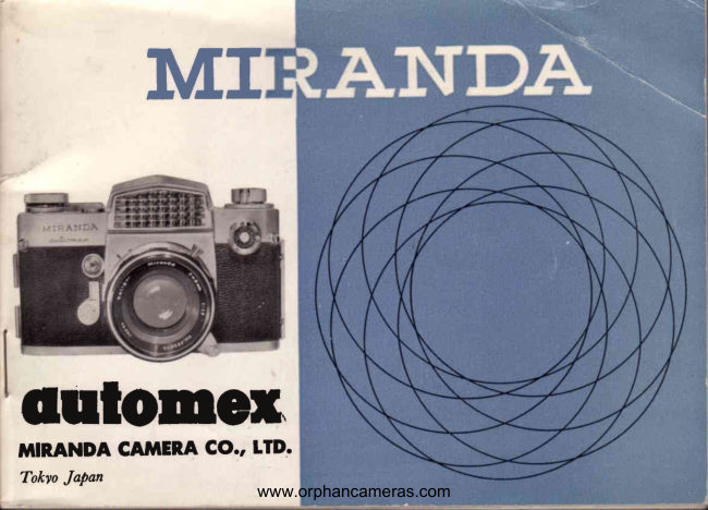 Miranda Automex manual cover