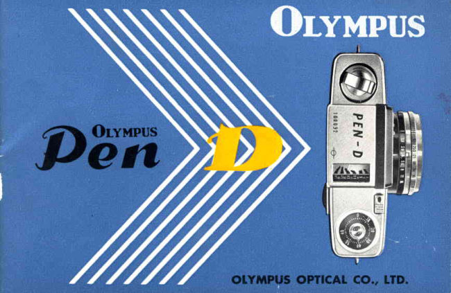 Olympus Pen D manual cover