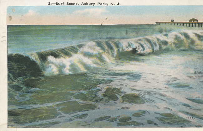Asbury Park surf scene - 1932 manual cover