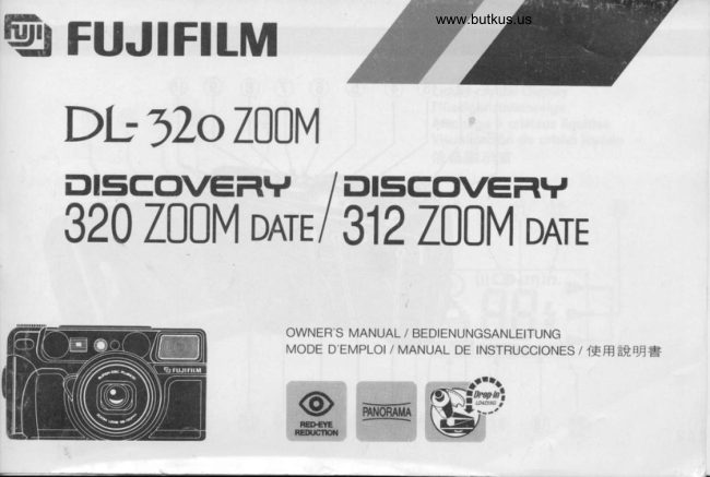 Fujifilm Dl 320 Zoom Fr Sp manual cover