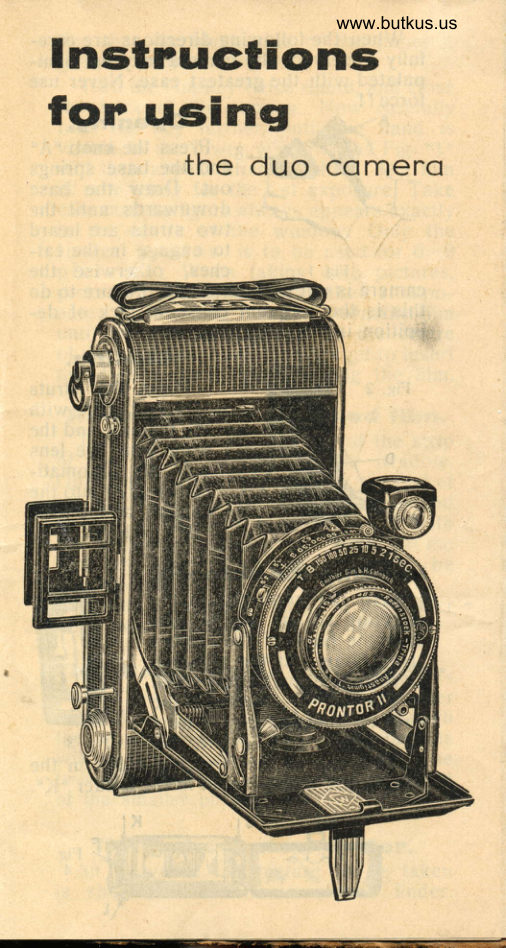 Prontor II manual cover
