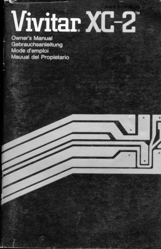 Vivitar Xc 2 Fr Sp manual cover