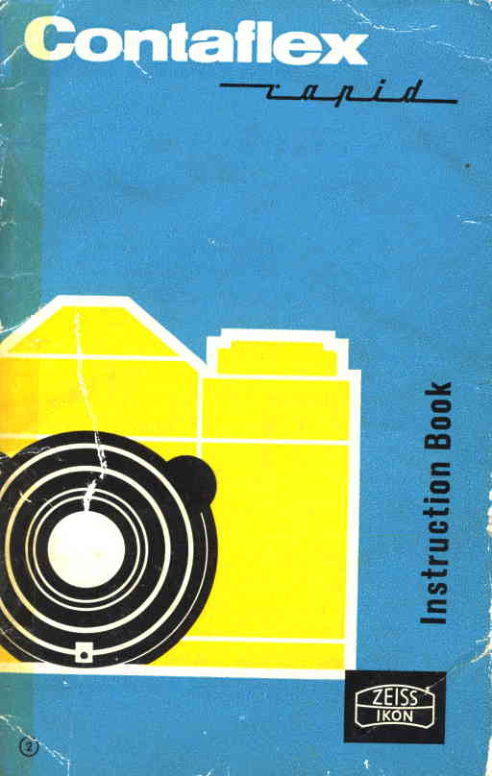 Zeiss Ikon Contaflex Rapid manual cover