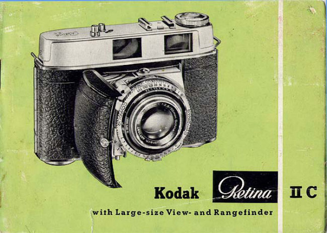 Kodak RETINA IIC manual cover