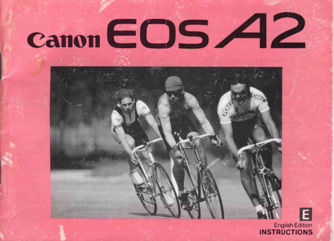 Canon EOS a2 manual cover