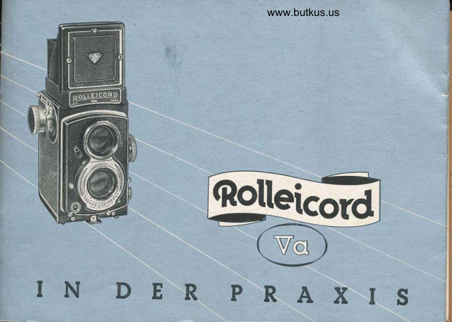 Rolleicord Va In Der Praxis manual cover