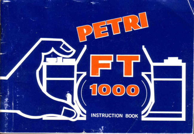 Petri FT 1000 manual cover