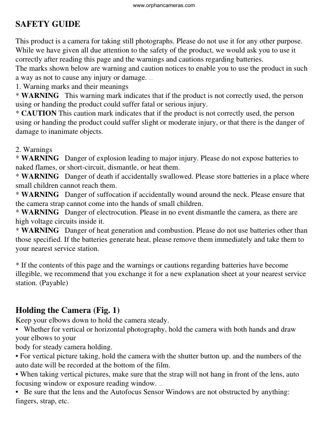 Konica Z-up 135 Super Pt. 1 manual cover