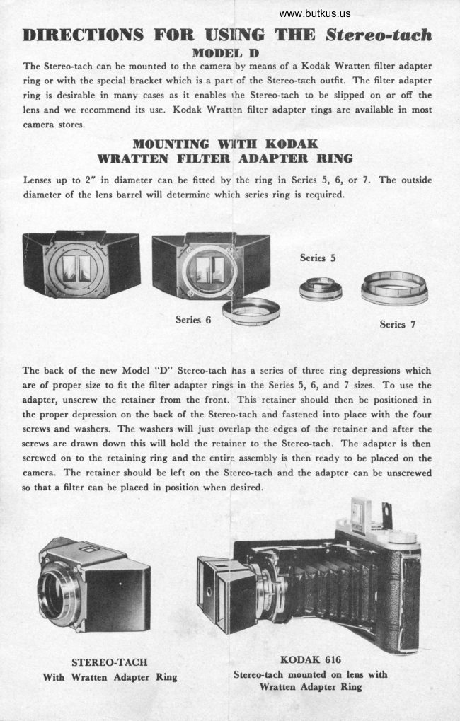 Stereo-Tach Model D manual cover