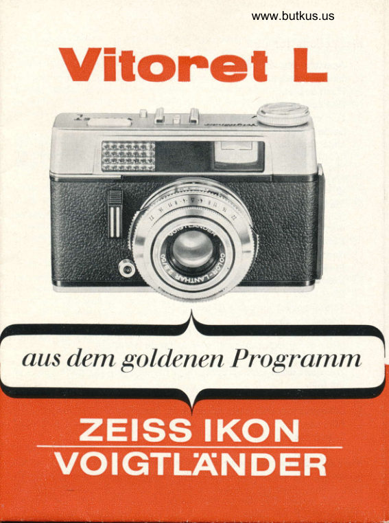 Voigtlander Vitoret L manual cover