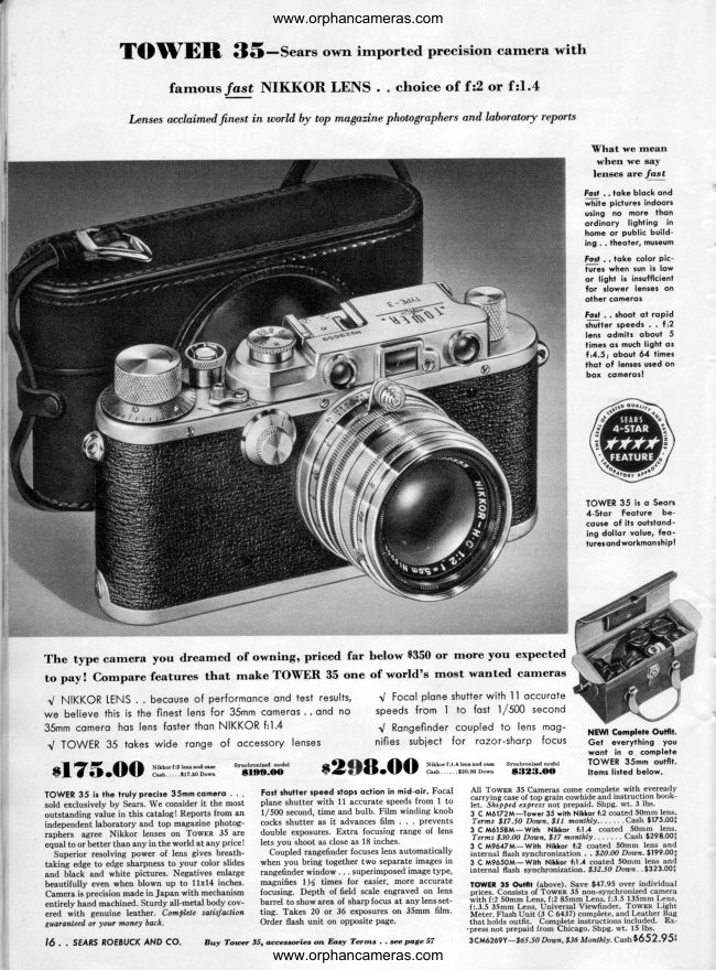Sears Tower camera manual cover