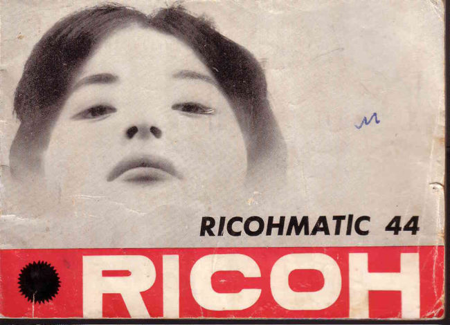 Ricohmatic 44 manual cover