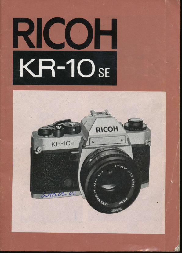 Ricoh KR-10 SE manual cover
