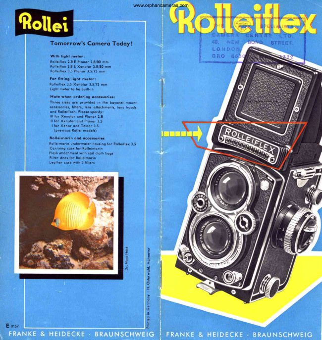 Rolleiflex manual cover