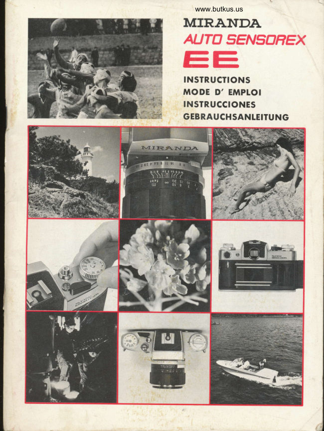 Miranda Sensorex Ee 1 manual cover