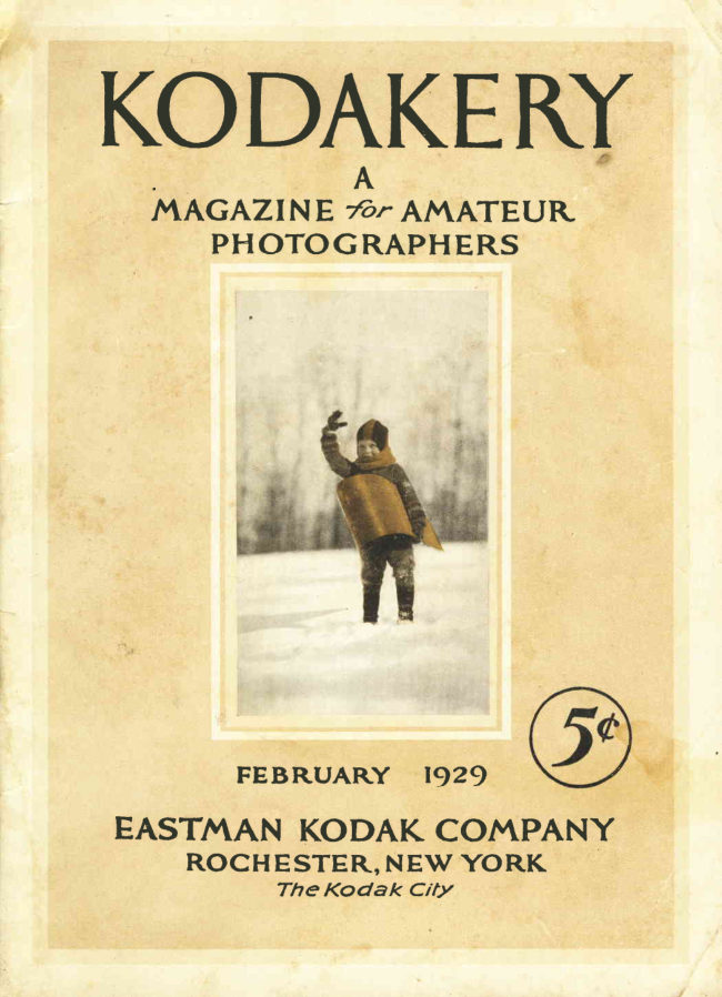 Kodak Feburary 1929 manual cover