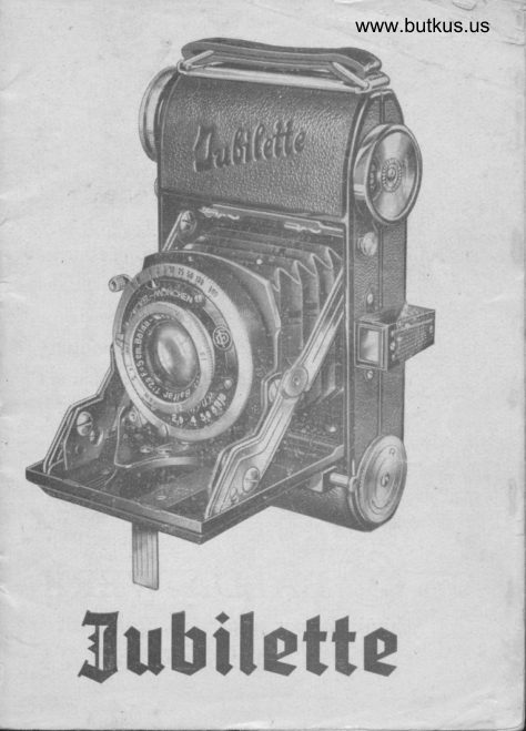 Balda Jubilette manual cover