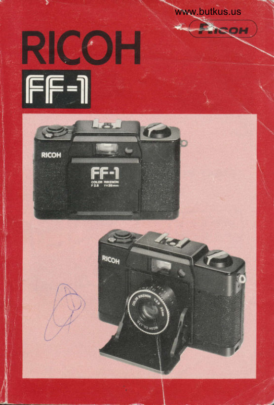 Ricoh FF-1 manual cover