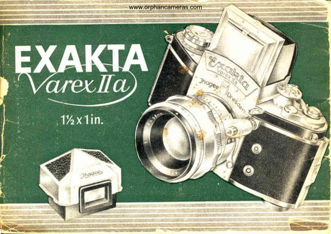 Exakta Varex IIa manual cover