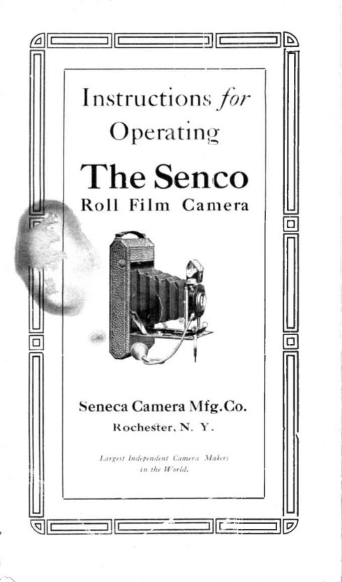 SENECA Senco manual cover