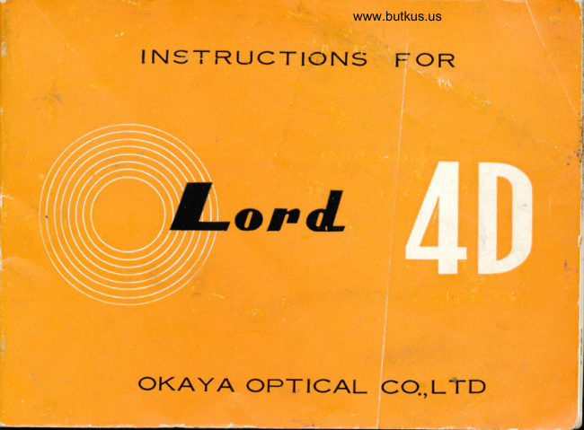 LORD 4D manual cover