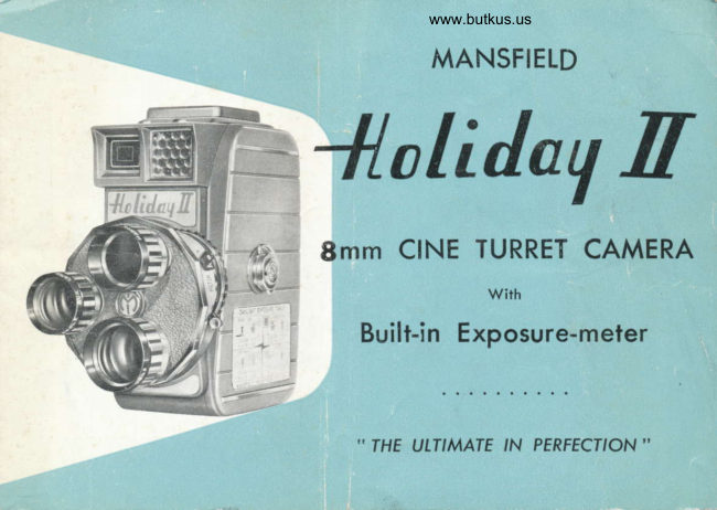 Mansfield Holiday II manual cover