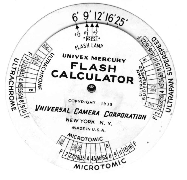 Universal Univex Mercury Flash Calculator manual cover