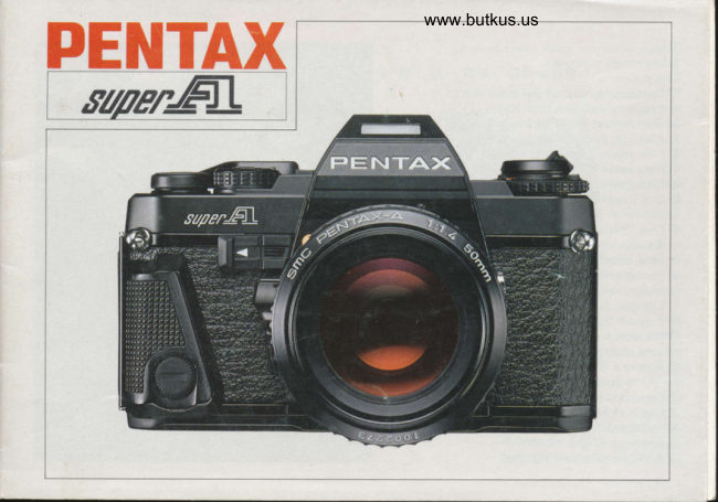 Pentax Super A manual cover